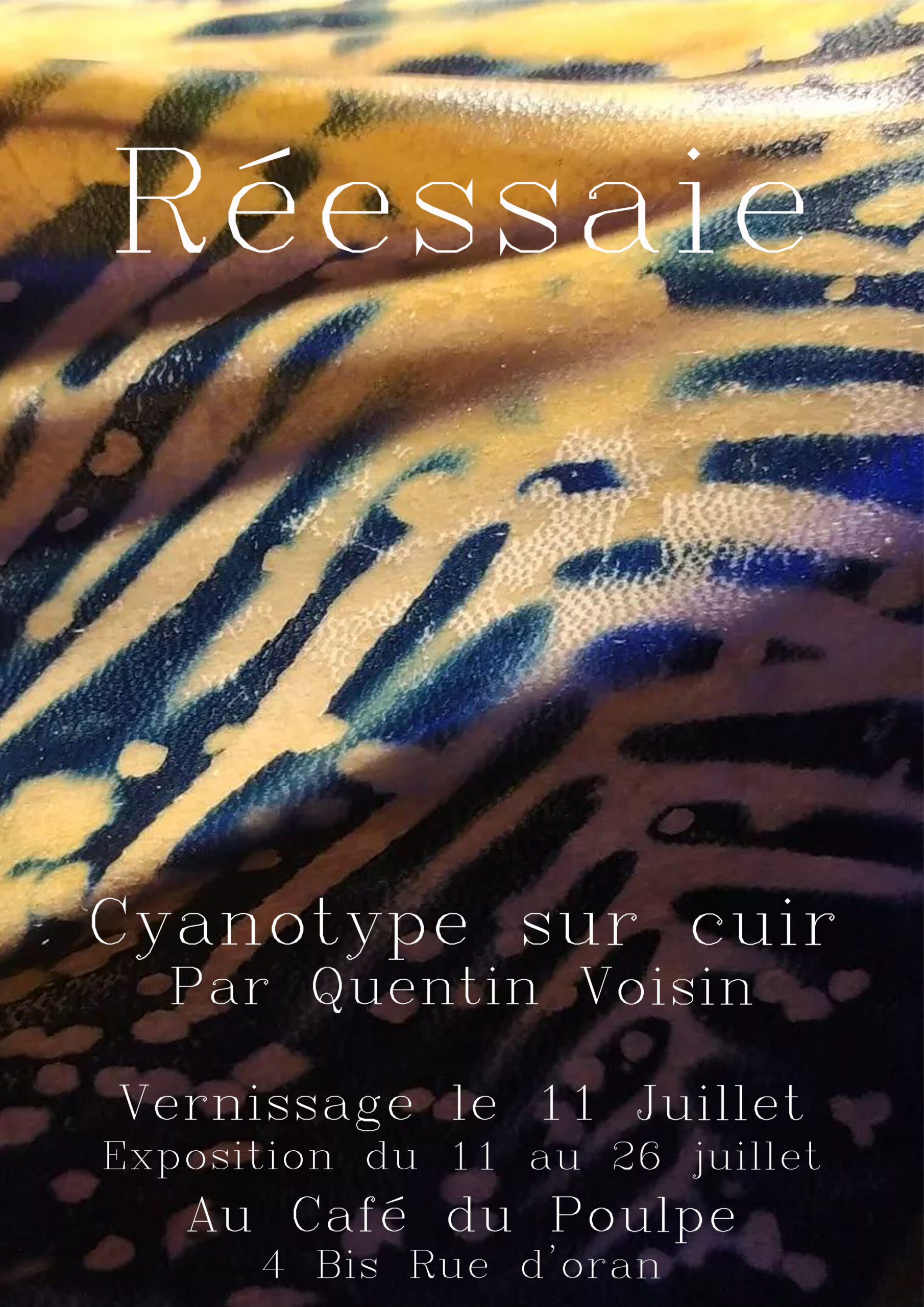 Vernissage « Réssaie » de Quentin Voisin